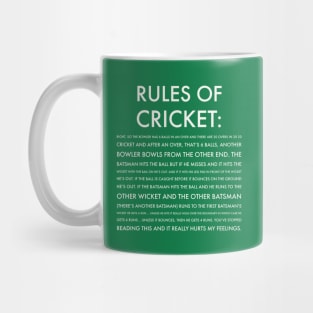 Rules of Cricket - Funny Mug